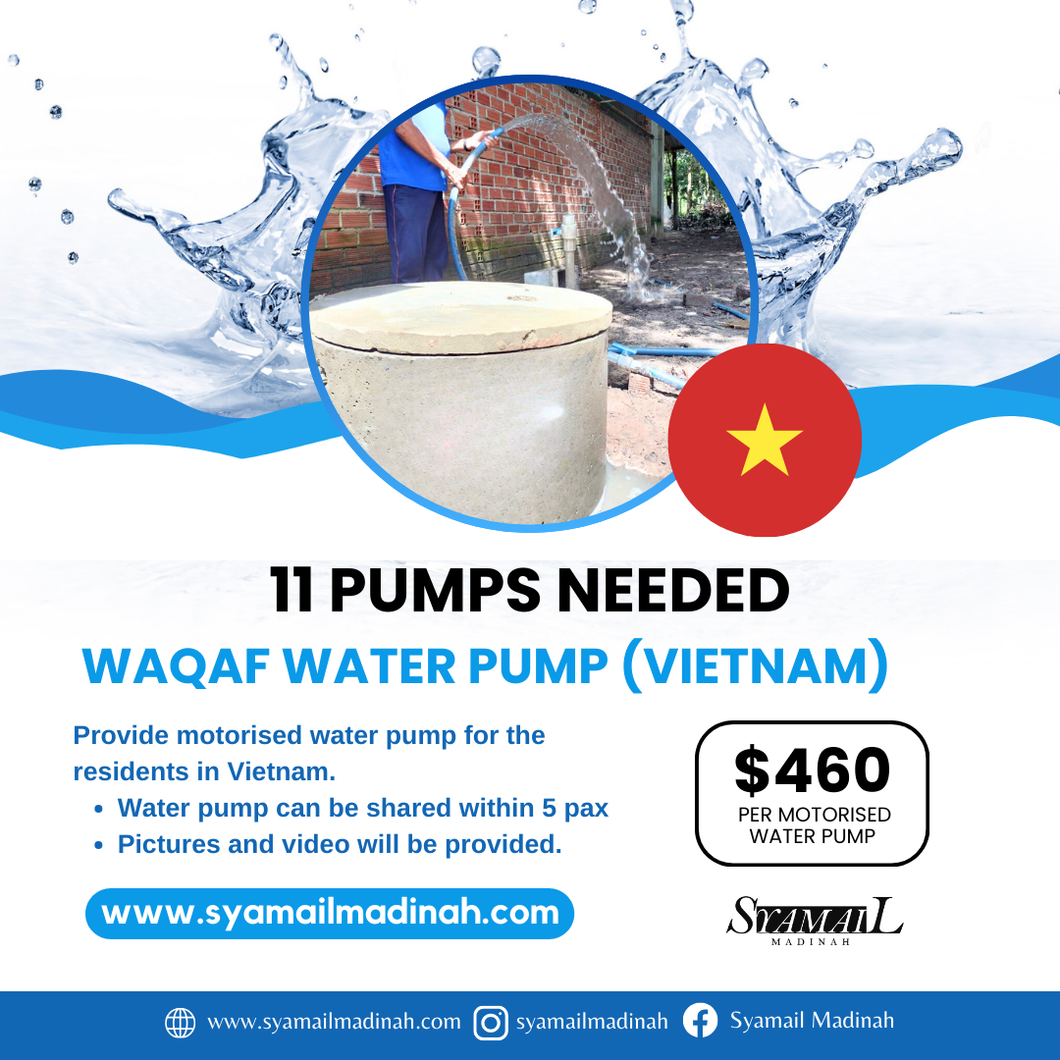 Waqaf Motorised Water Pump (Vietnam)