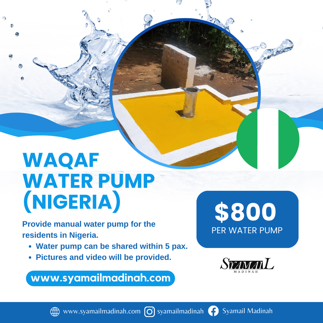 Waqaf Manual Water Pump (Nigeria)