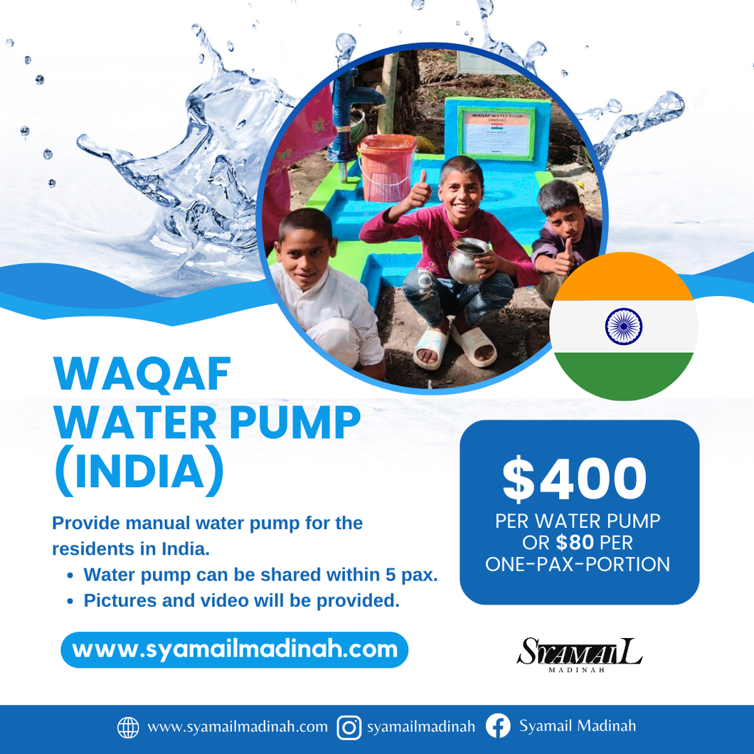 Waqaf Manual Water Pump (India)